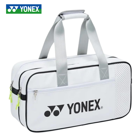 Yonex Badminton/Tennis Racket Bag Tournament (White Green) [239BT011U]