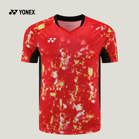 Yonex Men's Crew Neck Shirt 10506 (Clear Red)