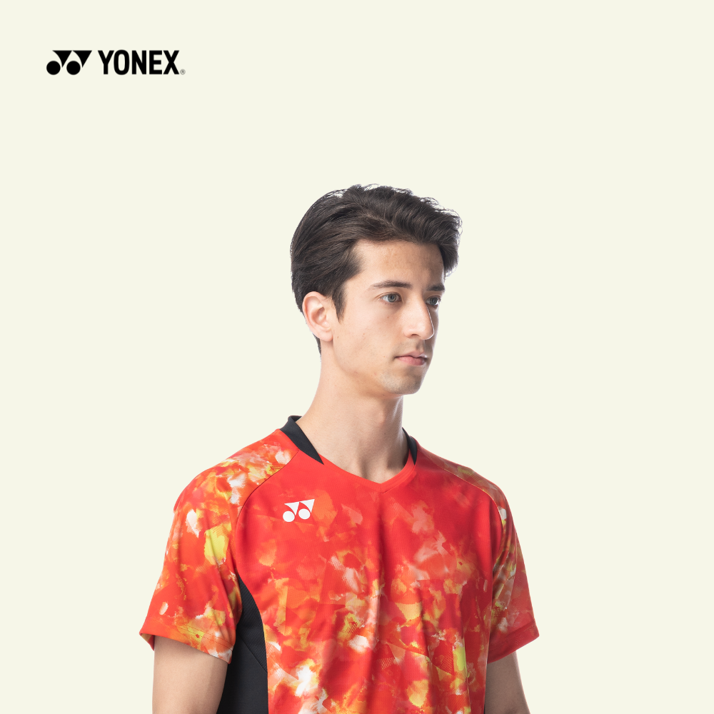 Yonex Men's Crew Neck Shirt 10506 (Clear Red)
