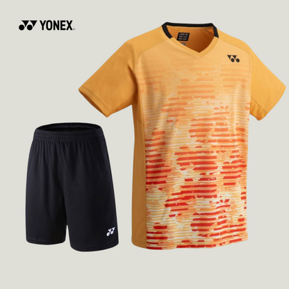 Yonex Men's Tournament Crew Shirt 10812 (Orange)