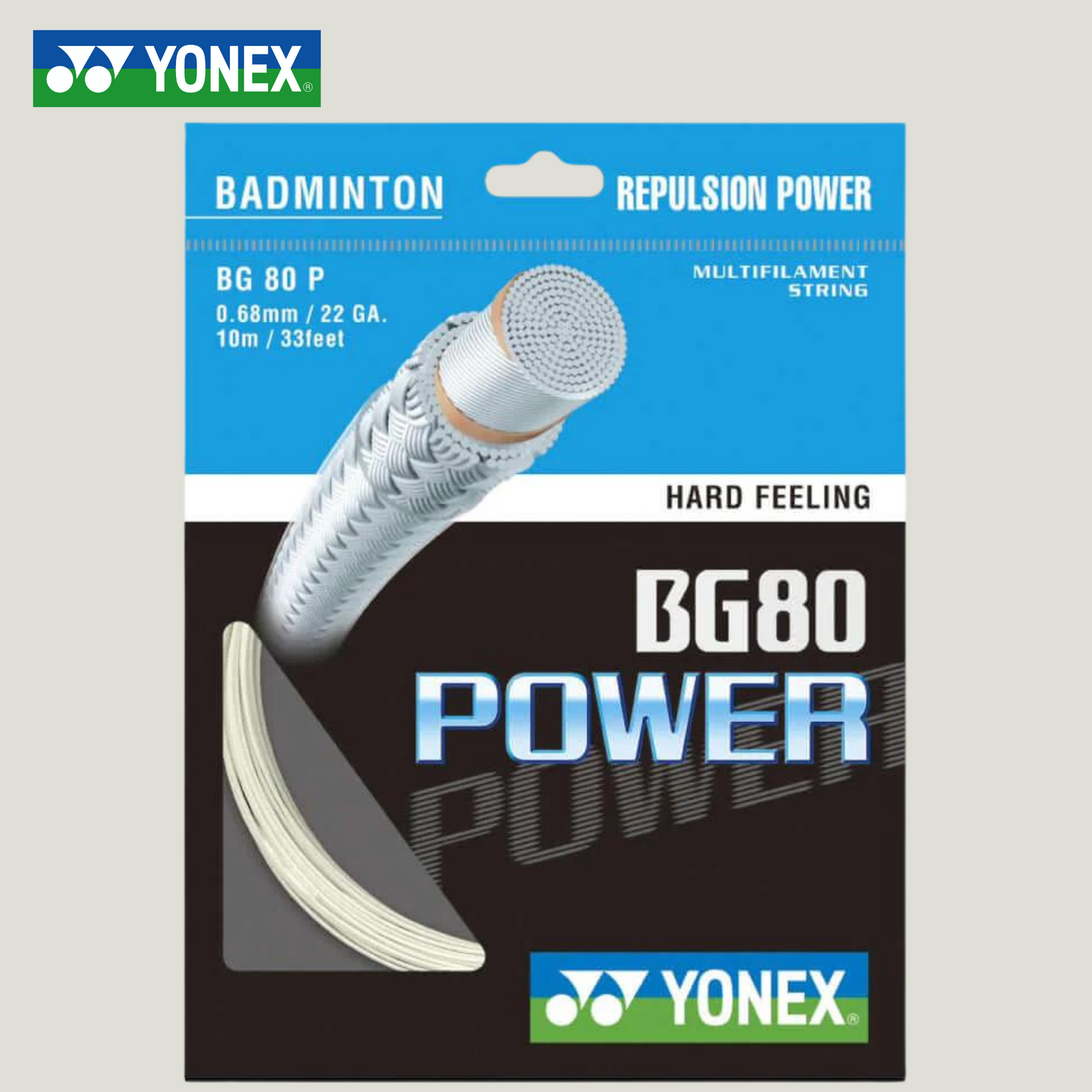 Yonex BG80 POWER Badminton String (3 Colors)