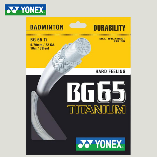 Yonex BG65 TITANIUM Badminton String (5 Colors)