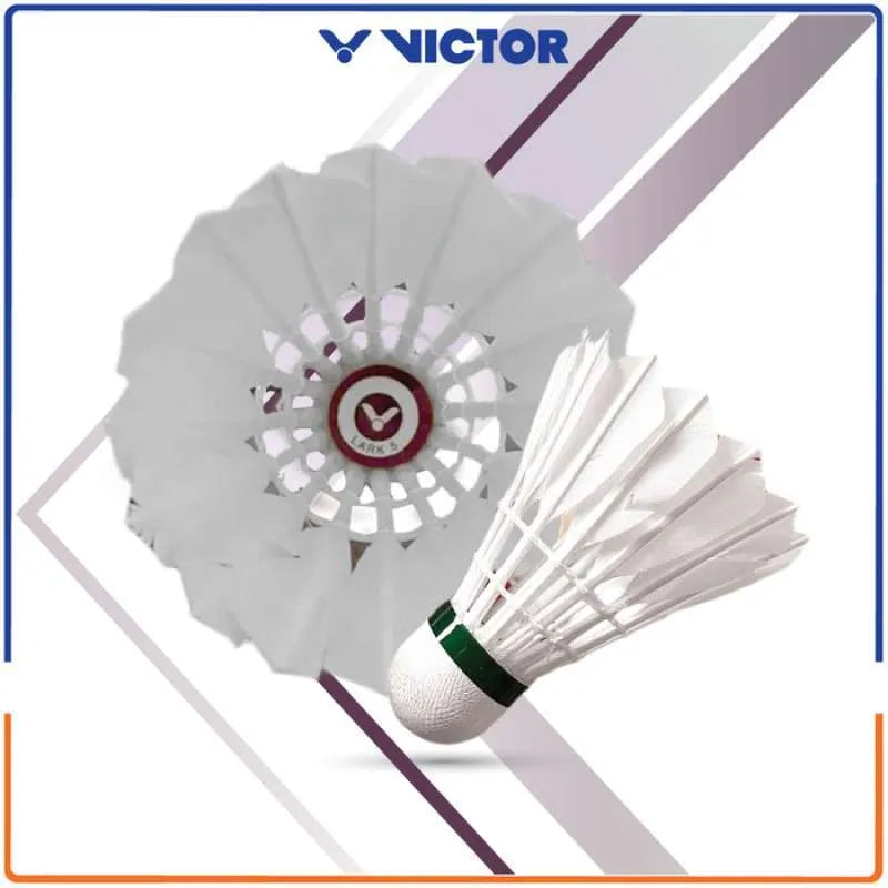 Victor Lark 5 Feather Badminton Shuttlecock